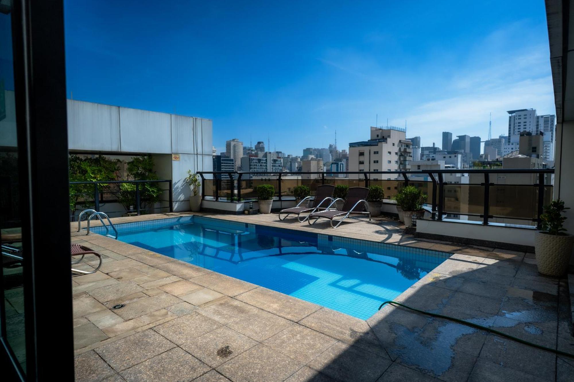 Flat Aconchegante Nos Jardins Com Piscina & Estacionamento Inclusos Sao Paulo