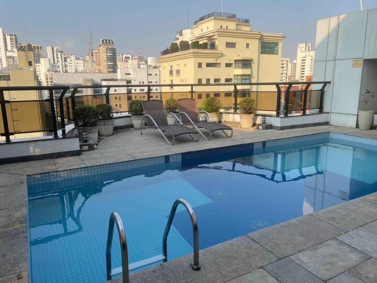 Aparthotel Flat Aconchegante Nos Jardins Com Piscina & Estacionamento Inclusos São Paulo
