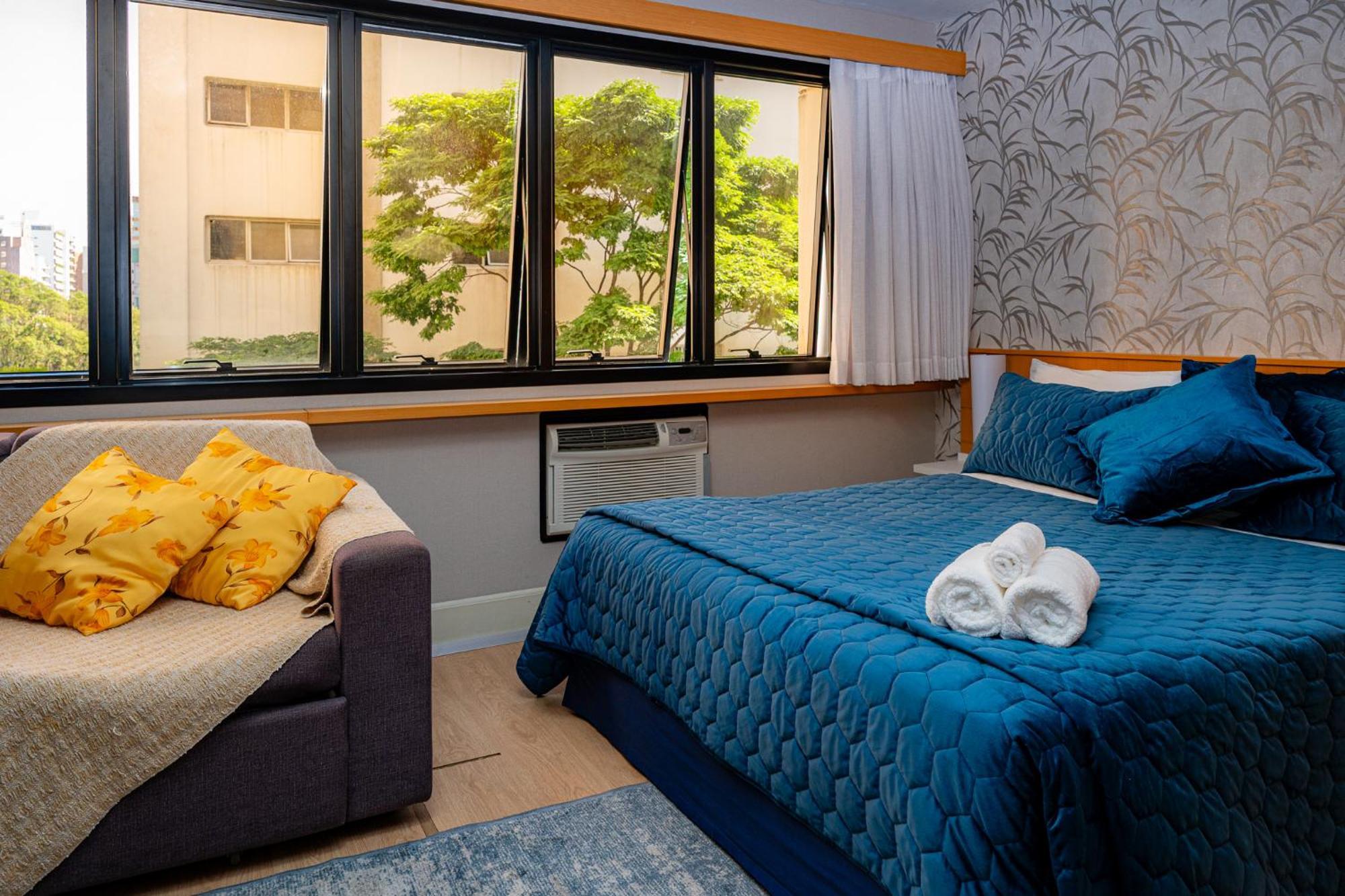 Aparthotel Flat Aconchegante Nos Jardins Com Piscina & Estacionamento Inclusos São Paulo